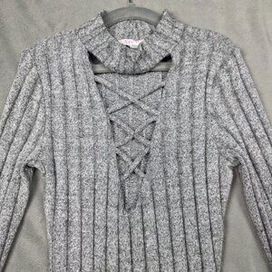 Agaci mini sweater dress Size S Small Grey